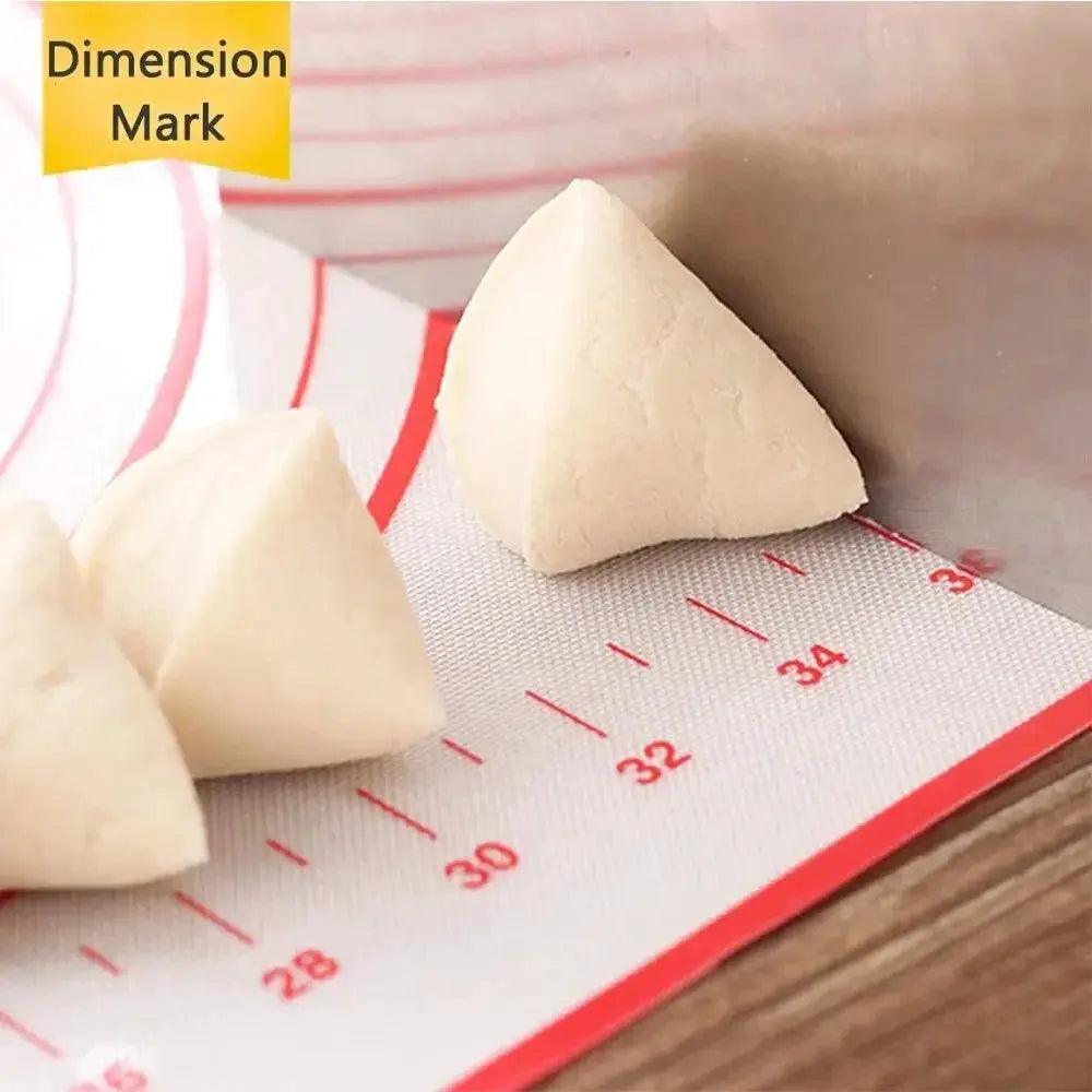UNTIOR Silicone Baking Mat And Kneading Pad Nonstick Dough Mat For Pizza Cake Pastry Baking