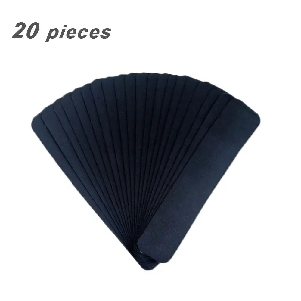Kinesiology tape set, 20 precut strips, black, Simples Market