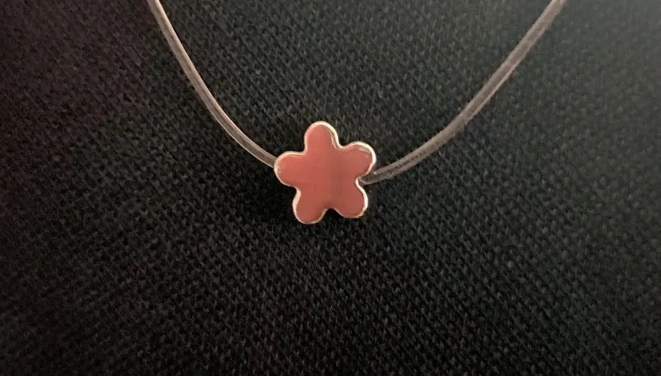 5 Colors Dazzling Zircon Pendant Necklace With Invisible Transparent Fishing Line Chain For Women Minimalist Jewelry