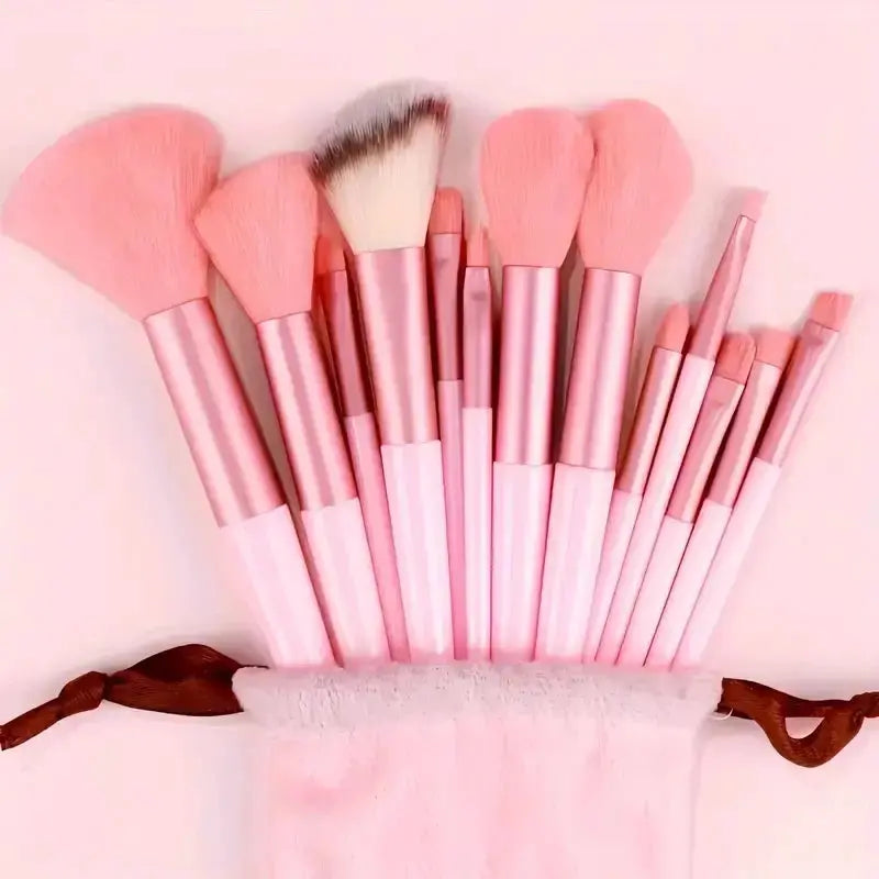 NovaBeauty Pro Makeup Brush Set 13 33 Piece With Accessories For Combination Skin Soft Wool Fiber Brushes For Beginners