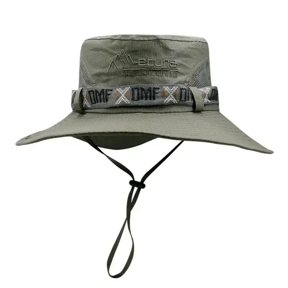 Summer Wide Brim Panama Fishermans Hat With UV Protection For Outdoor Beach Fishing And Hunting Sun Shield