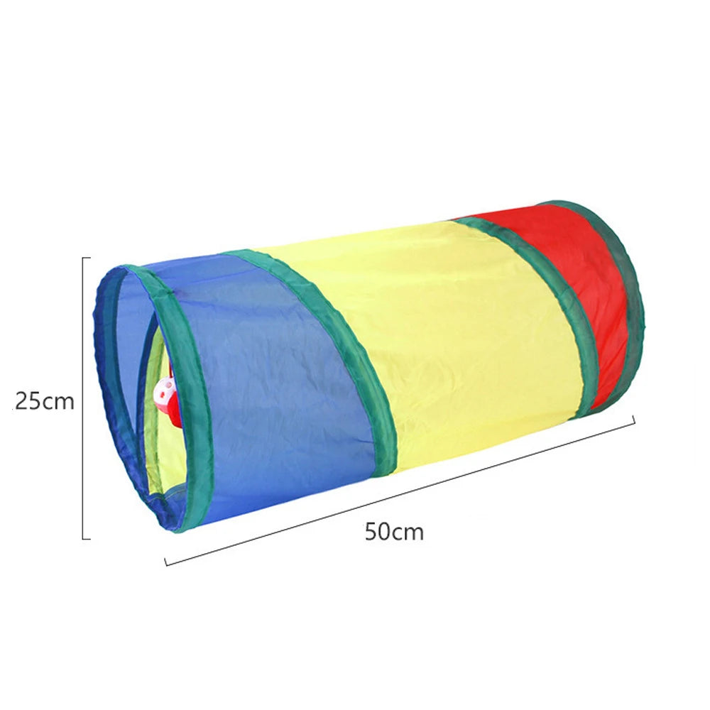 Foldable Cat Tunnel Interactive Toy for Cats Kittens Puppies Rabbits