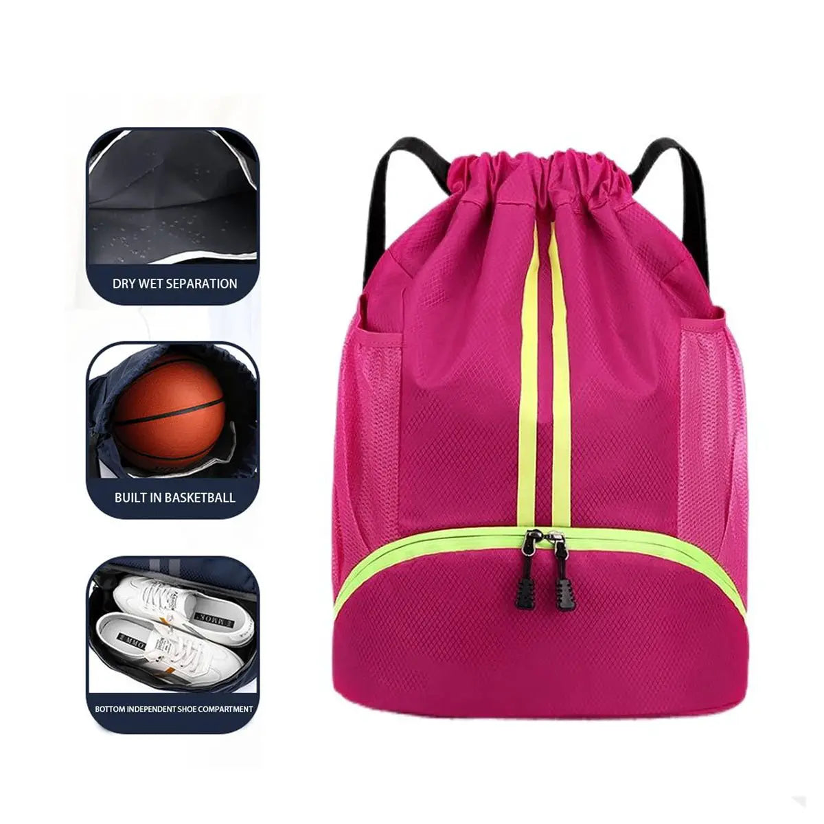 Multi - Functional Dry/Wet Separation Sports Backpack - Simples Market