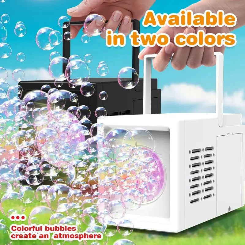 10 Hole Bubble Machine For Outdoor Play Handheld Bubble Blower Kindergarten No Battery Required