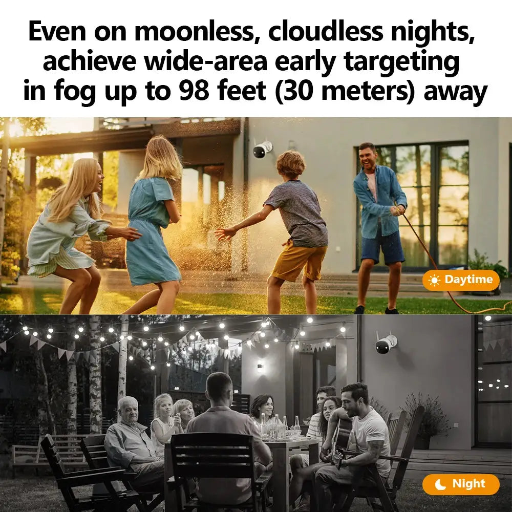 IMOU Bullet 2E 5MP outdoor WiFi security camera with built-in spotlight, full-color, human detection, IP67 waterproof