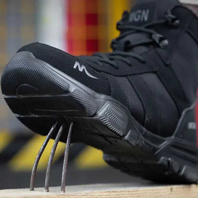 Indestructible Safety Shoes For Men And Women With Steel Toe And Puncture Proof Non Slip Work Boots