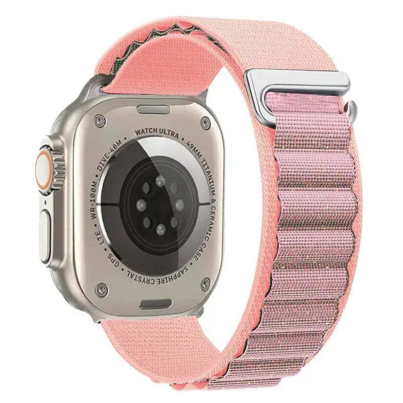 Alpine Loop Band for Apple Watch Ultra 49mm 11 10 9 8 7 46mm 42mm 45mm 41mm Nylon Wristband iWatch Series 6 5 4 SE 44 40mm Strap