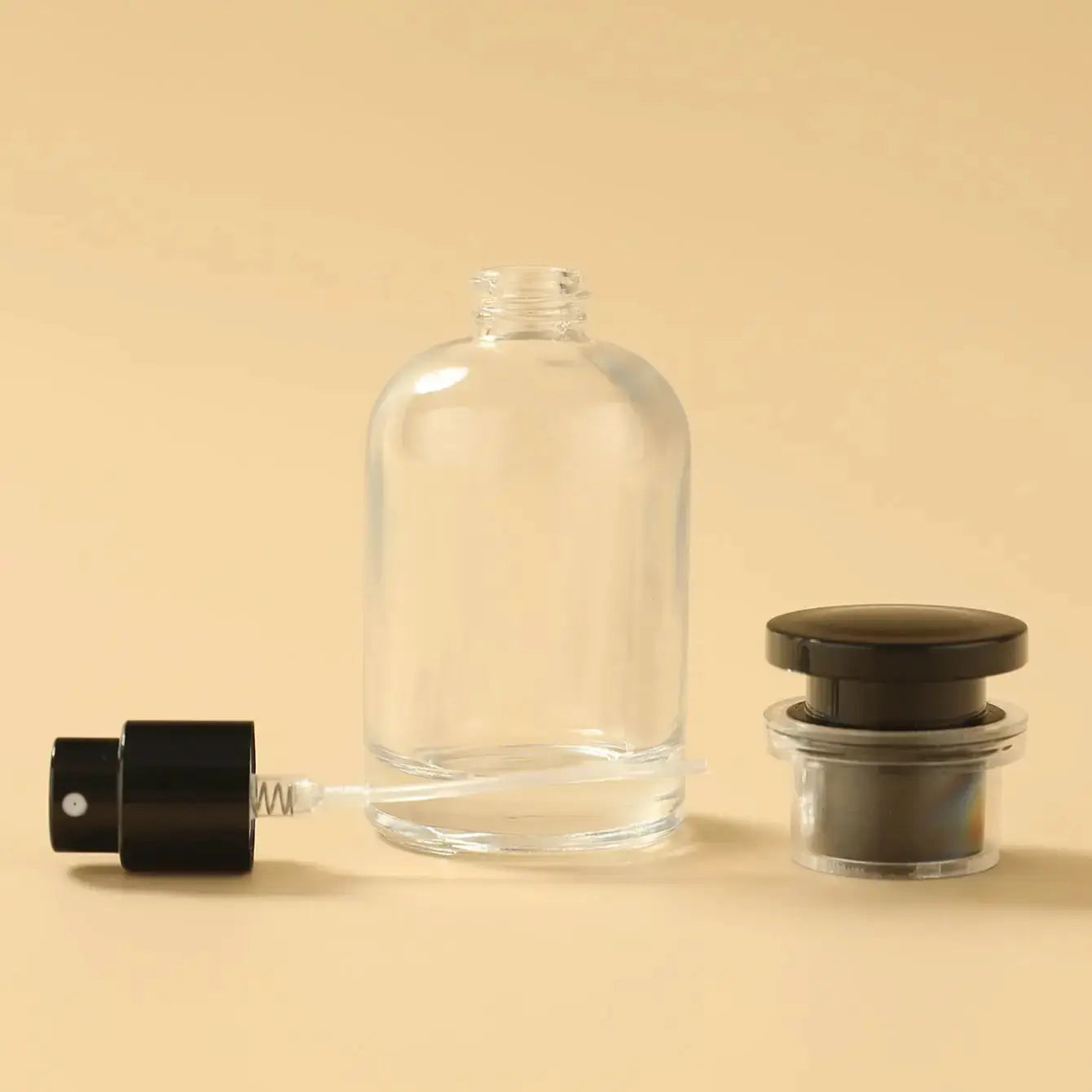 Travel Size 30ml Atomizer Perfume Bottle Clear Glass Dispenser Portable Sprayer For Cologne Toner Cosmetics