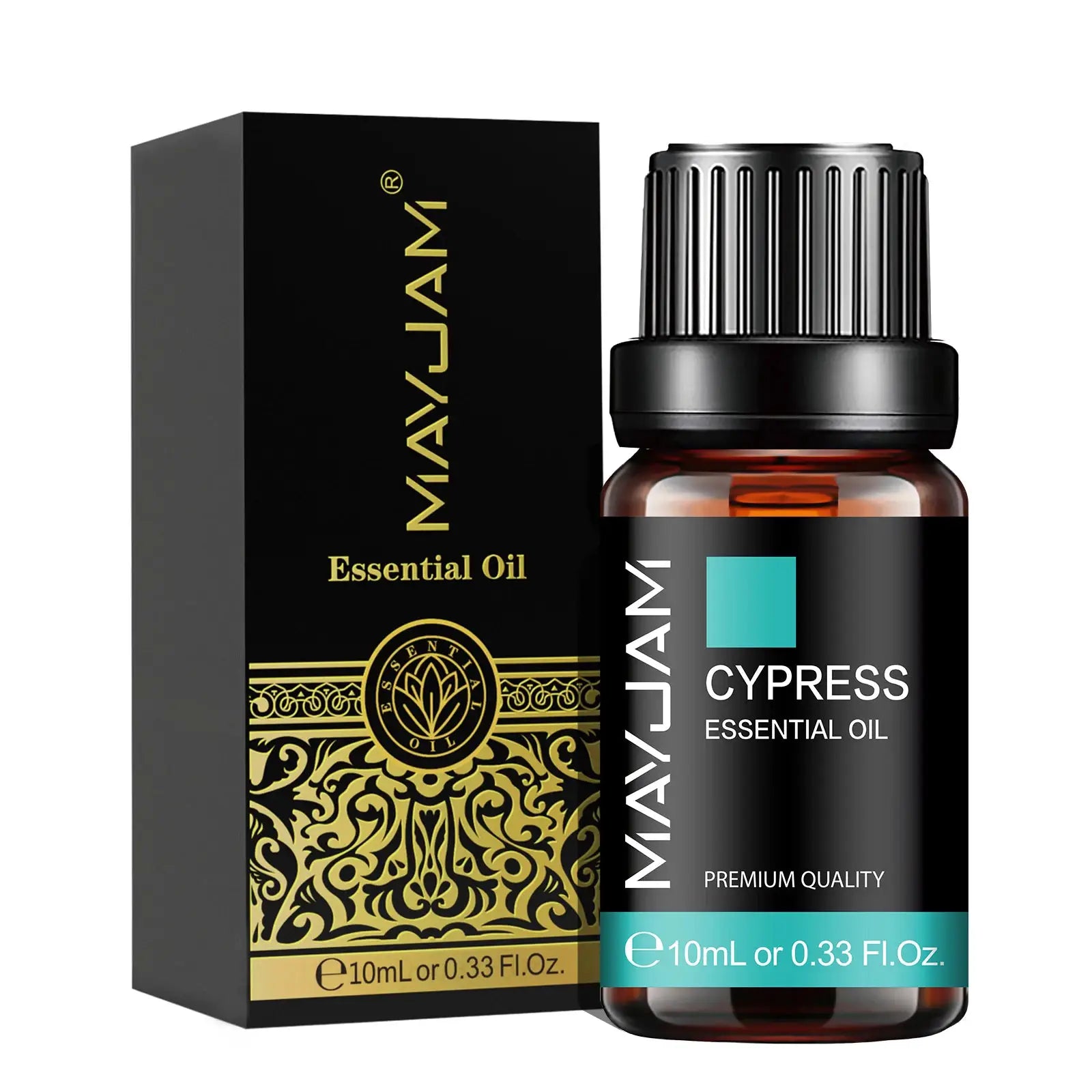 MAYJAM Essential Oil Set With Citronella Jasmine Eucalyptus Orange Lemongrass Black Pepper Cajeput Cypress Ginger