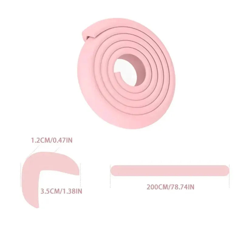 Table Corner Safety Bumper Strips for Baby Protection Soft Cover Corner Guards Anti Crash