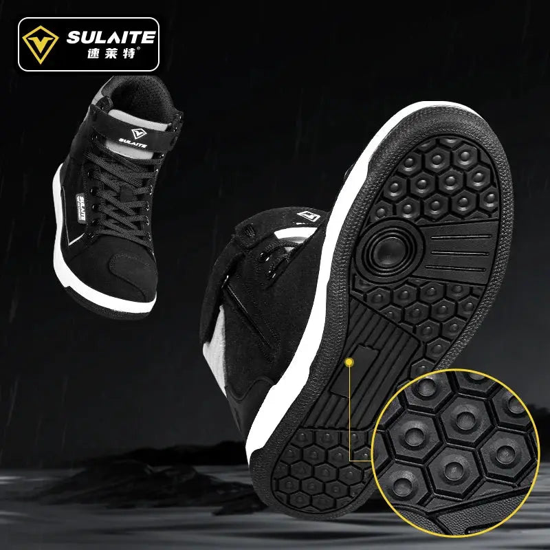 MotoGuard ProRide Breathable Anti Fall Motorcycle Boots For City Street And Track Racing