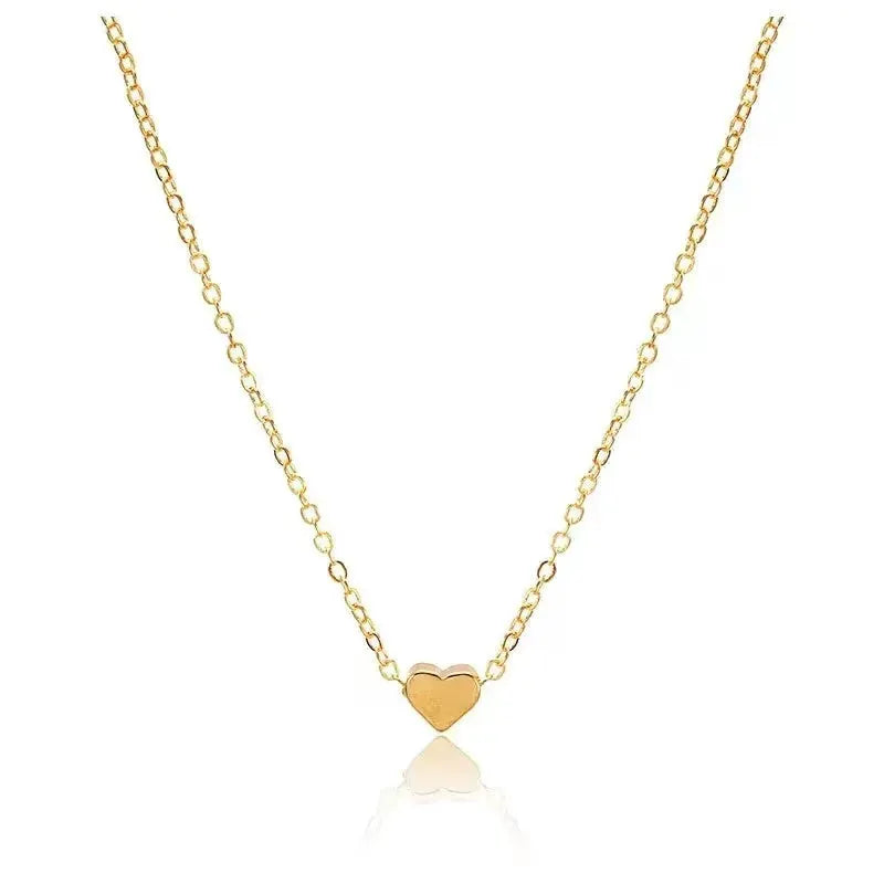 Fashion Exquisite Love Pendant Necklace For Women Zinc Alloy Clavicle Jewelry Gift For Temperament