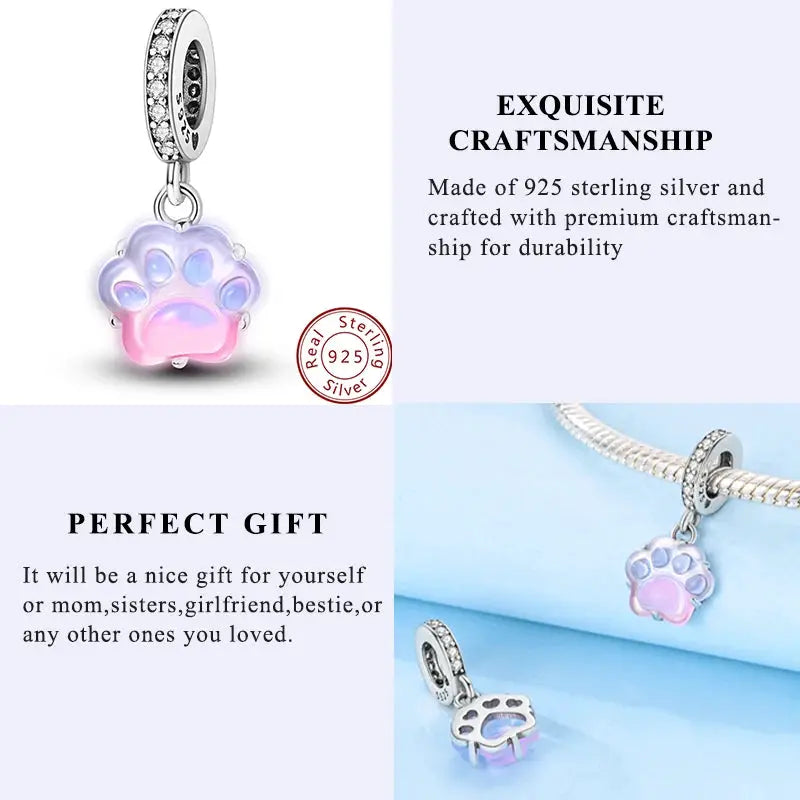 Original 925 Silver Charms Beads For Pendant Charm Bracelet Dangle For Women DIY Fine Jewelry Making Hot Sale