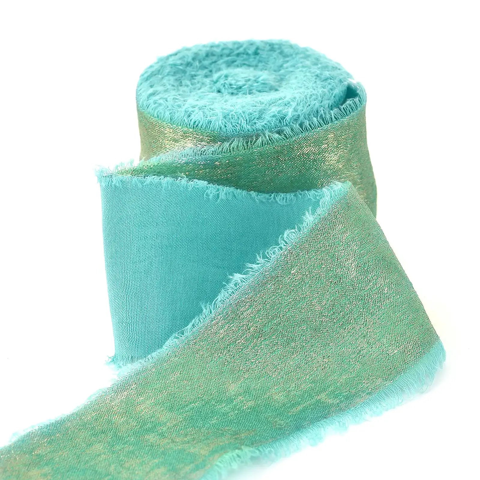 LuxeSilk 5M Silk Ribbon Roll Handmade Ripped Ribbon For Wedding Bouquets Gift Boxes And Decor