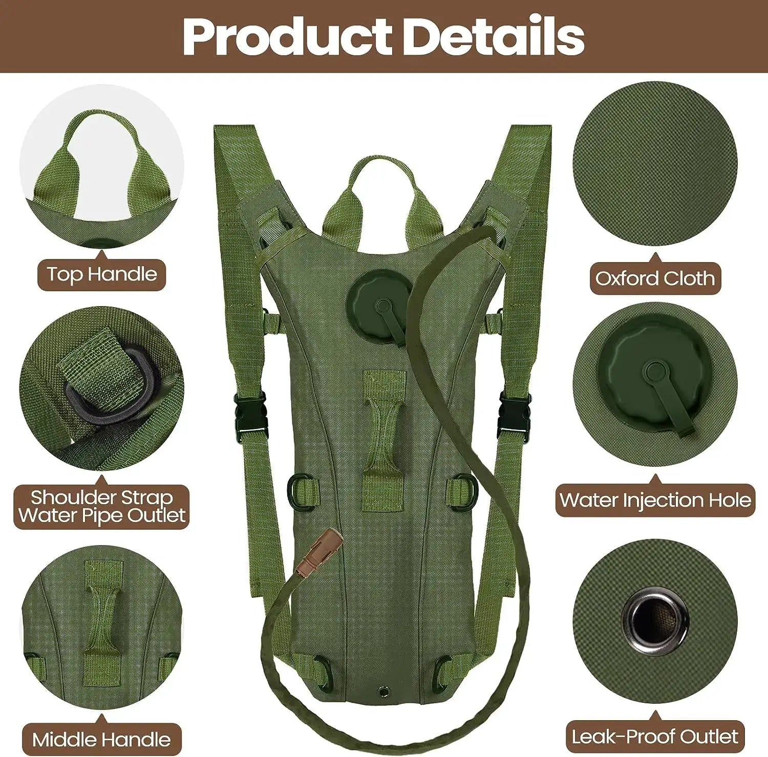 Professional Sport Hydration Backpack with 3L Bladder - Simples Market