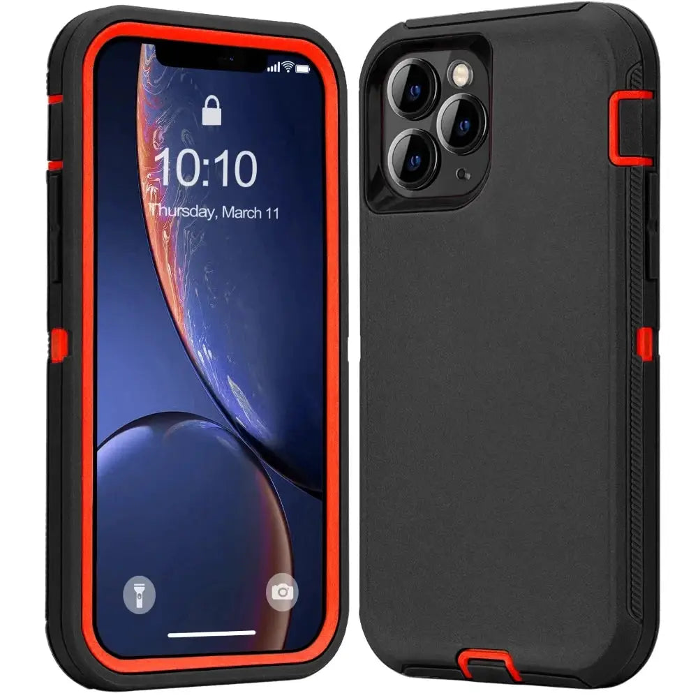 ArmorGuard ProShield 3in1 Heavy Duty Armor Shockproof Case For iPhone 16 Pro Max Dustproof Protection