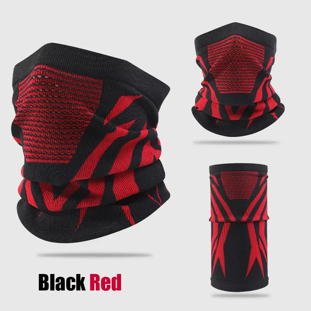 Winter Warm Skiing Mask Neck Gaiter Unisex Elastic Breathable Cycling Running Motorcycle Mask For Outdoor Sports