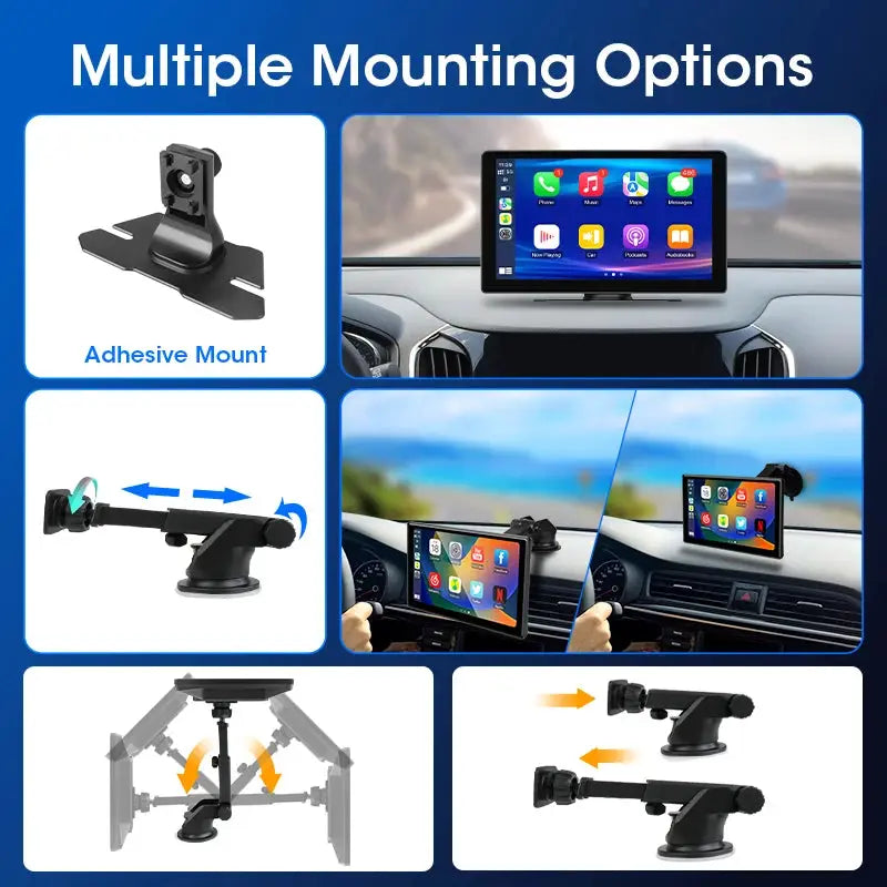 7 To 10 Inch Wireless CarPlay Android Auto Car Multimedia Receiver