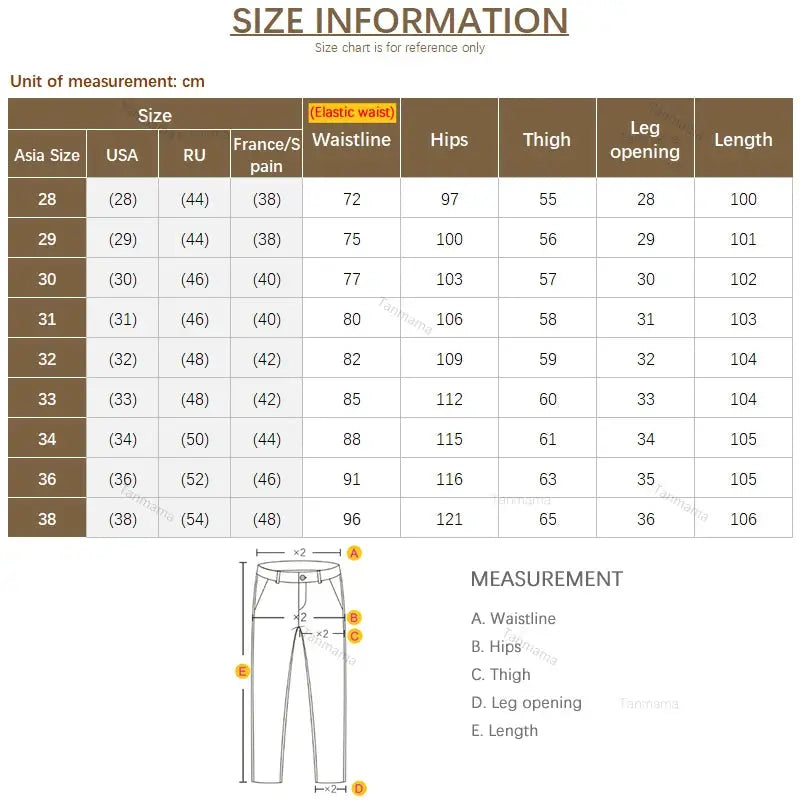 Spring/Summer men's casual pants by Simples Market with elastic waist and slim straight fit in blue/gray/green/khaki