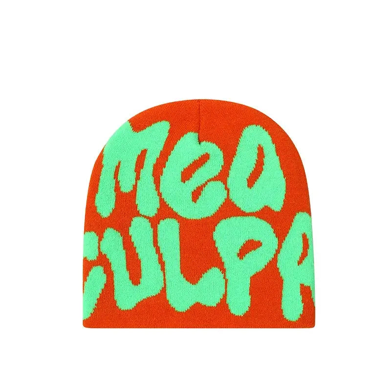 UrbanPulse Hip Hop Knit Beanie Hat Unisex Breathable Acrylic Knit Warm Winter Outdoor Cap for Sports and Casual Wear