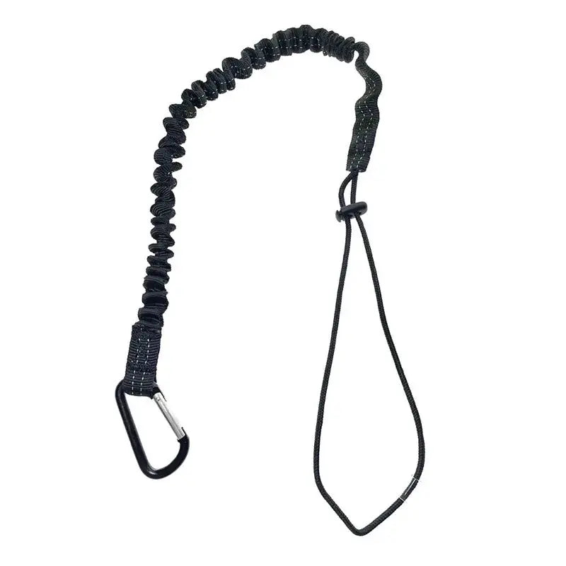 Safety Bungee Tether Tool Lanyard With Carabiner Hook For Climbing And Aerial Work Anti Falling Safety Rope