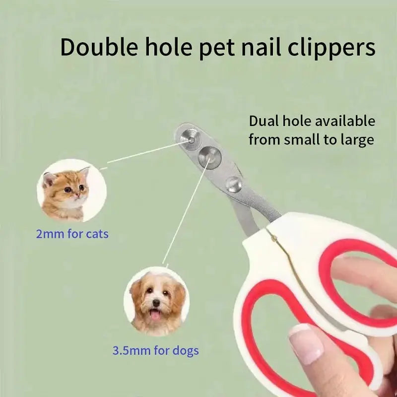 Professional Cat Nail Clippers For Cats And Small Dogs Stainless Steel Pet Grooming Clippers Trimmer