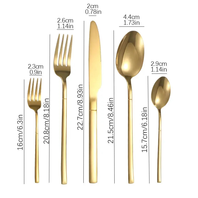 Stainless Steel Cutlery Set 6 Or 30 Pieces With Steak Knife Fork And Dessert Spoon For Restaurants Banquets Parties