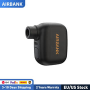 AIRBANK Pocket SE electric bike pump; black cordless inflator with USB charging for Presta/Schrader valves