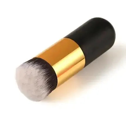 GlowNova Dual Size Foundation Brush Set With Soft Porous Bristles For Flawless Blending Liquid Foundation And BB Cream