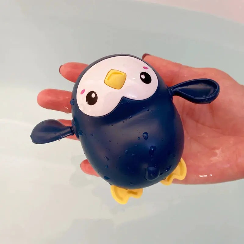 Baby Bath Toys Set Turtle and Whale Clockwork Water Toys Non Toxic for Tub Pool Beach Fun for Kids