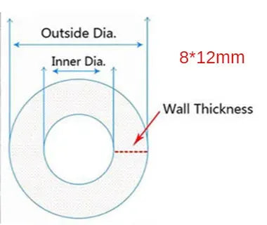 5 Meters Transparent Food Grade Silicone Tube Flexible Tubing for Aquarium Garden Use 2 4 6 8 10 12