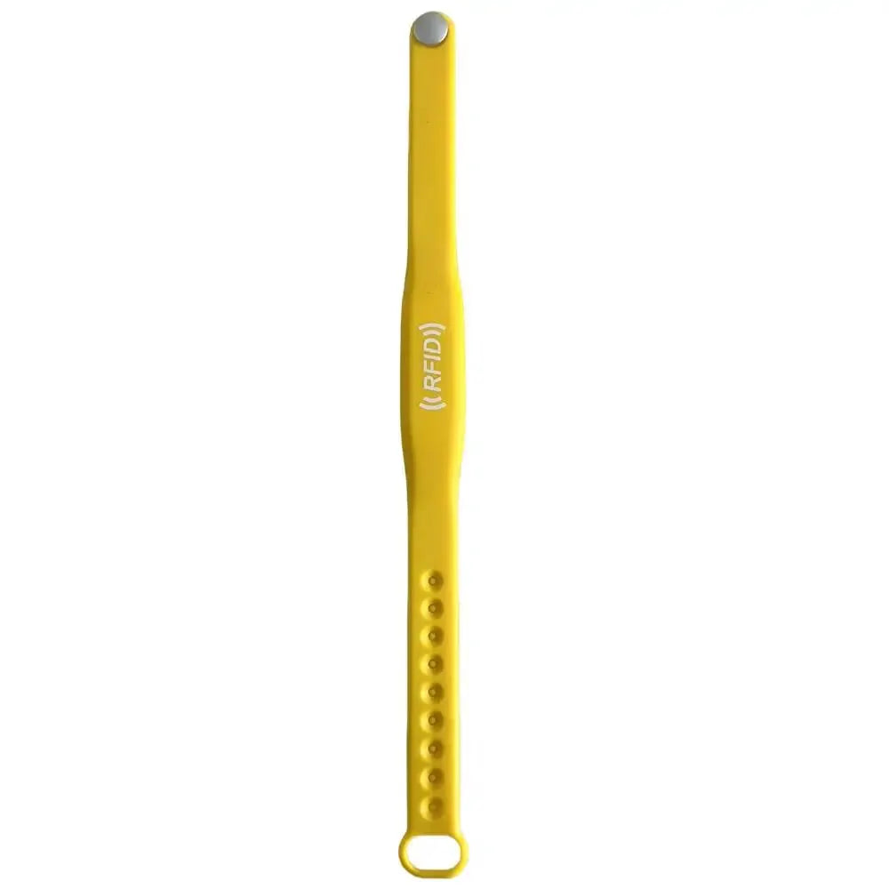 CUID RFID keyfob card Gen2 rewritable 13.56MHz, yellow with ring