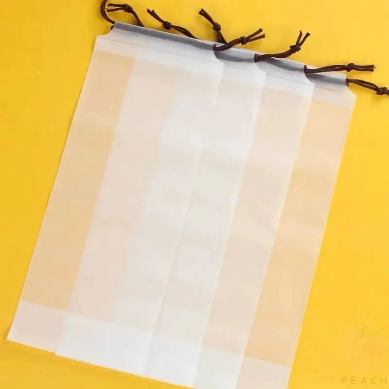 AquaGuard Transparent Waterproof Umbrella Storage Bag Drawstring Organizer For Home And Travel
