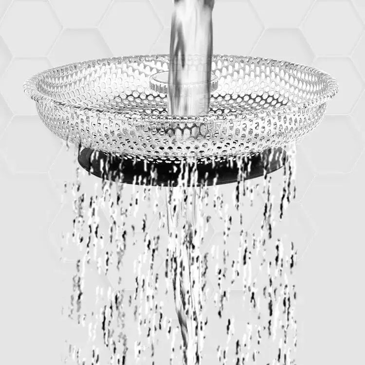 Stainless steel sink drain strainer waste plug with mesh filter for kitchen and bathroom by Simples Market