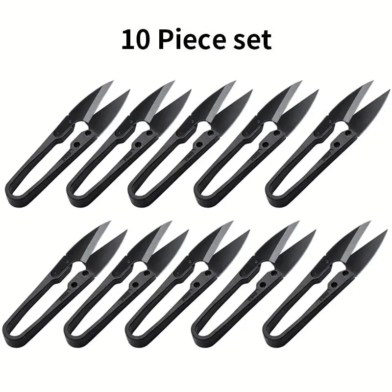 WUTA Antirust Thread Scissors Cutter For Sewing And Tailoring U Shape Nippers With Rustproof Metal Blade