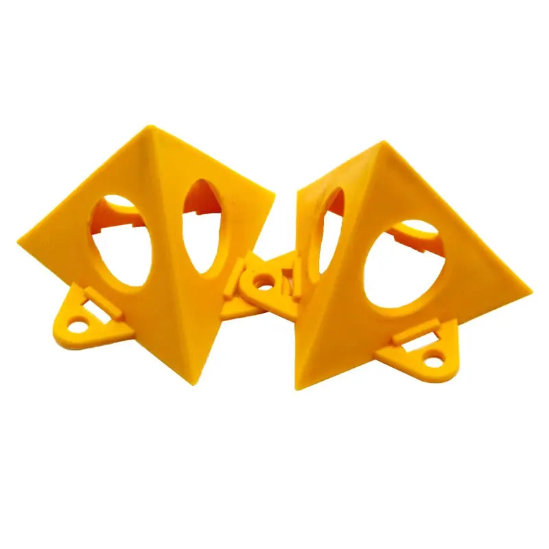 10 Piece Pyramid Shaped Triangular Bracket Set for Woodworking Paint and Spray Applications