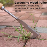 Stainless Steel L Shaped Gap Weeding Tool For Garden Yard Patio Pathway Easy Cleanup
