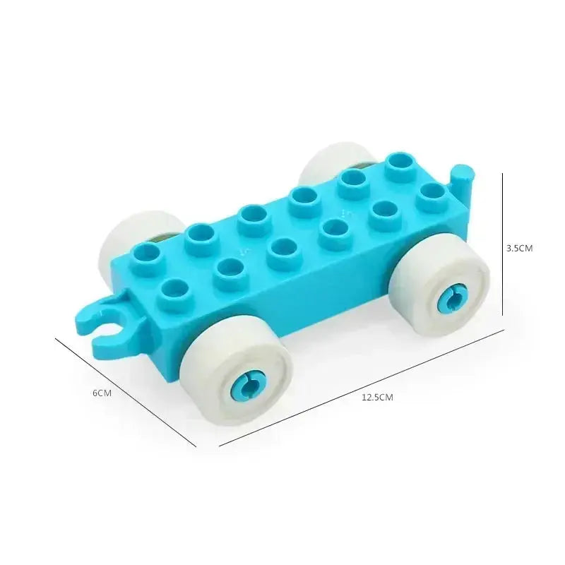 Big Building Blocks Accessories Compatible With Large Bricks Educational Toy Set For Kids Trucks Cars City Traffic