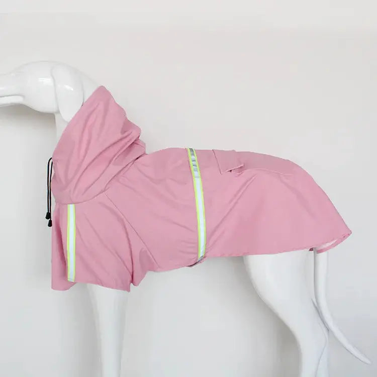 Large Corgi Cloak Style Raincoat Waterproof Windproof Reflective Hooded Dog Raincoat for Weatherproof Protection