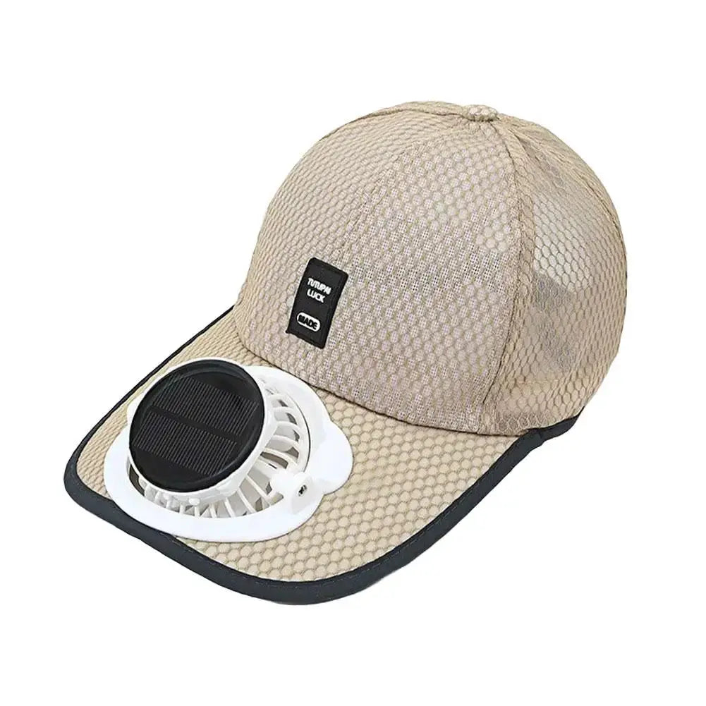 Breathable Sun Hat With Solar Powered Fan Usb Charging Outdoor Sun Protection Sunshade Baseball Cap