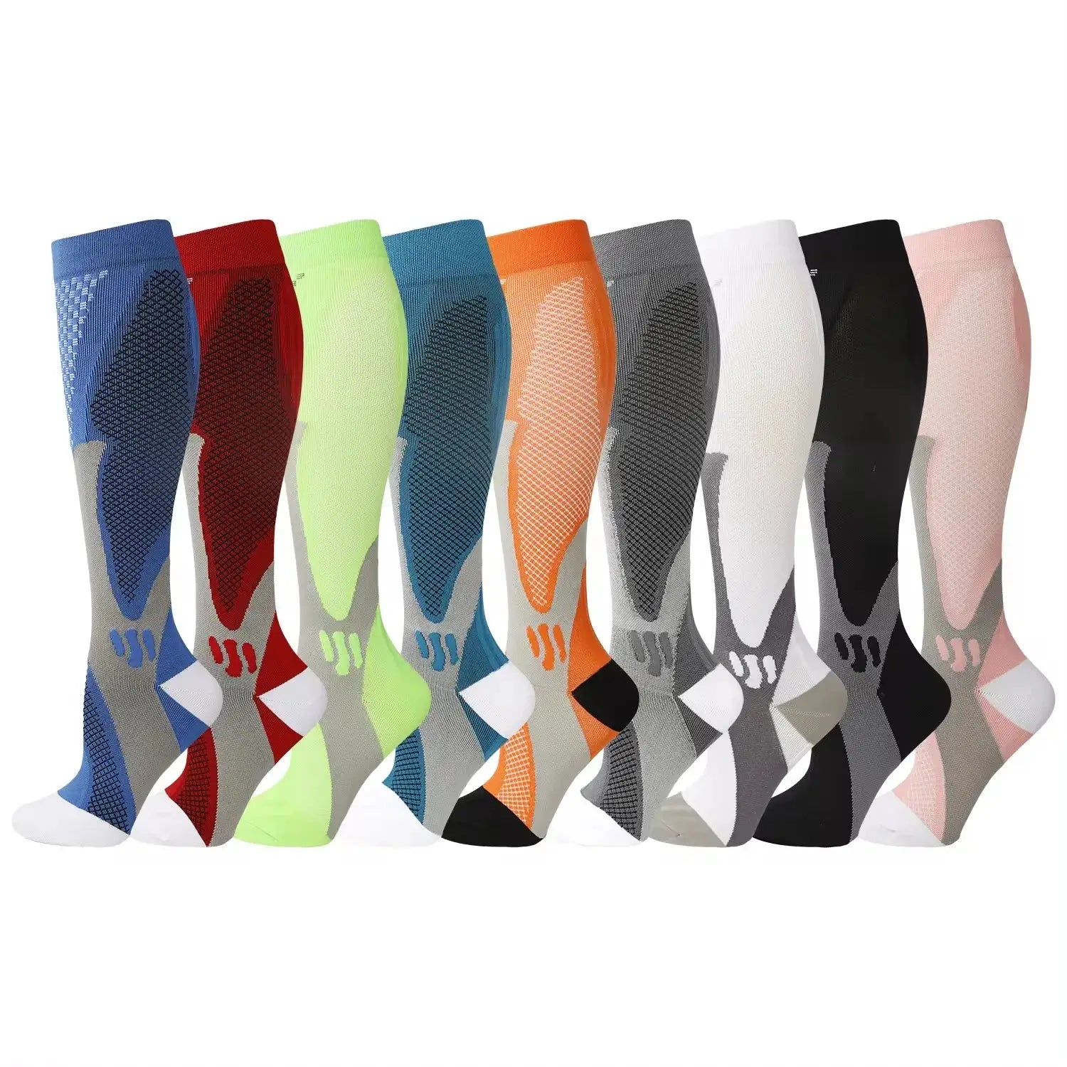 Compression Socks For Medical Nursing Pregnancy And Athletic Use Varicose Vein Prevention Support Stockings