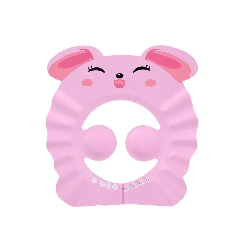Adjustable Baby Shower Soft Cap For Kids Protecting Eyes And Ears During Bath Time