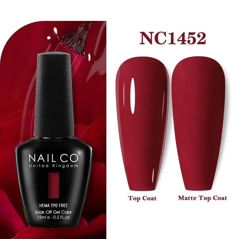 NAILCO 283 Colors Gel Nail Polish Kit Ultra Long Lasting UV Gel Varnish With 30 Day Shine