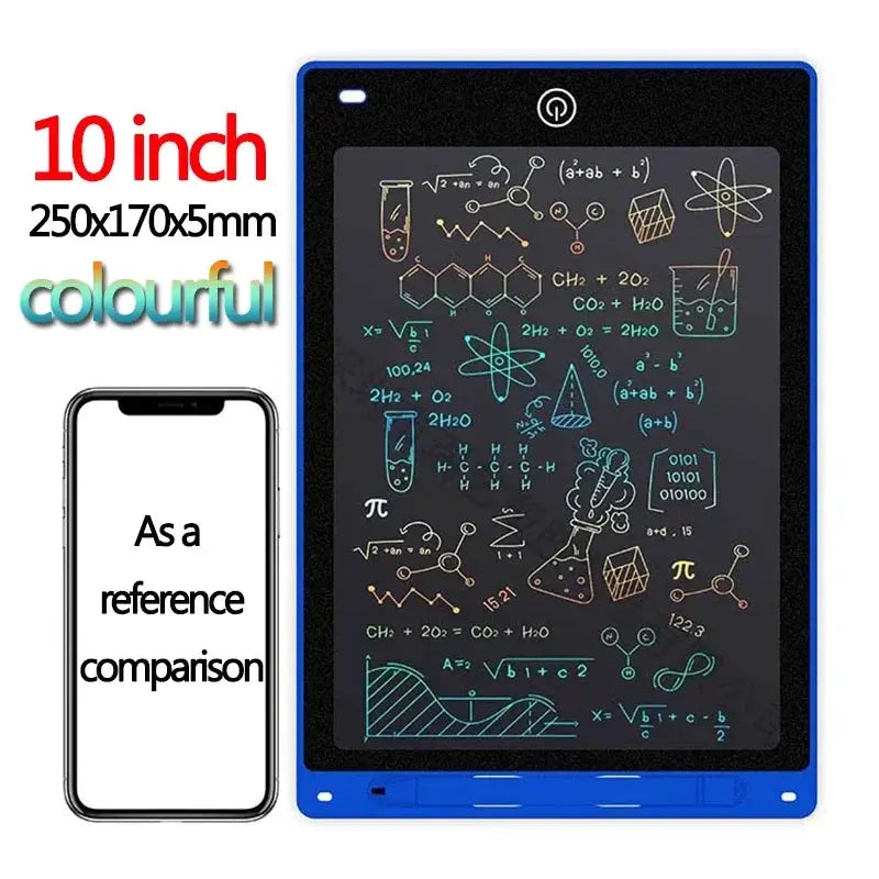 10 And 12 Inch LCD Writing Tablet For Kids Graffiti Sketchpad Handwriting Blackboard Toy Gift