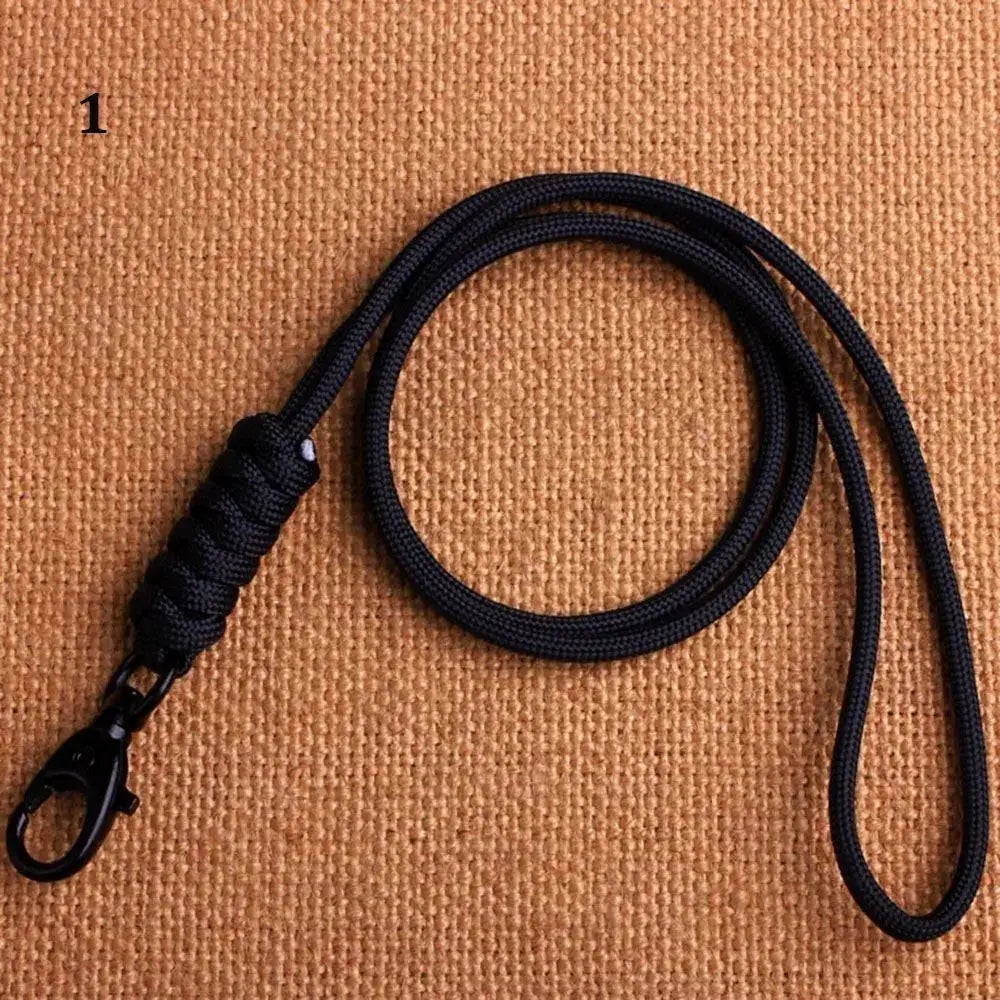 Paracord Keychain Lanyard With Rotatable Buckle High Strength Parachute Cord For Survival Backpack And Key Ring