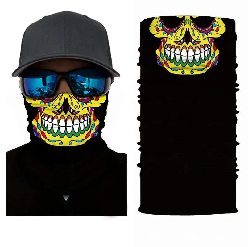 Seamless Tactical Neck Gaiter Bandana Scarf For Men Face Mask Balaclava For Cycling Skiing Motorcycle Hiking