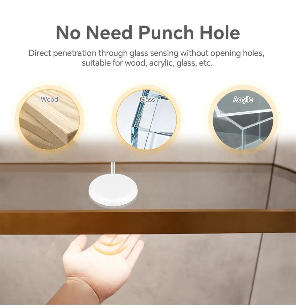 Self-Adhesive COB LED Under-Cabinet Lamp, white finish, touch-dimmable silica gel neon tape