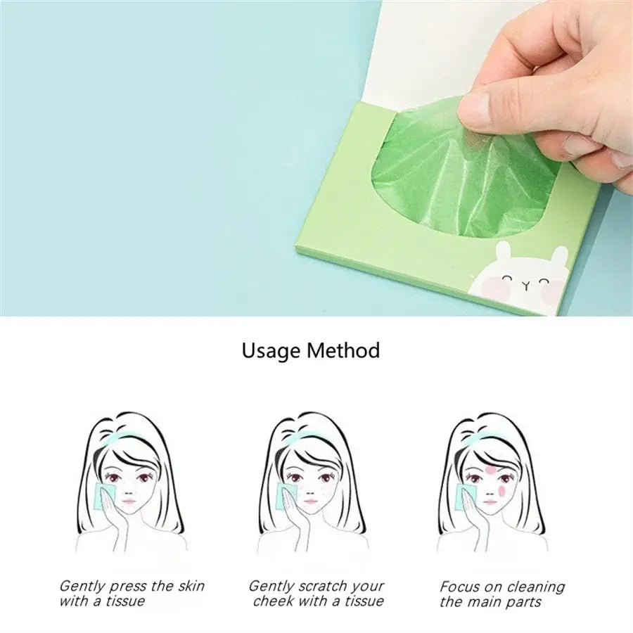 Fragrance Oil Absorbing Blotting Papers 100 Count Gardenia Chamomile Lavender Rose Bamboo Charcoal For Men And Women