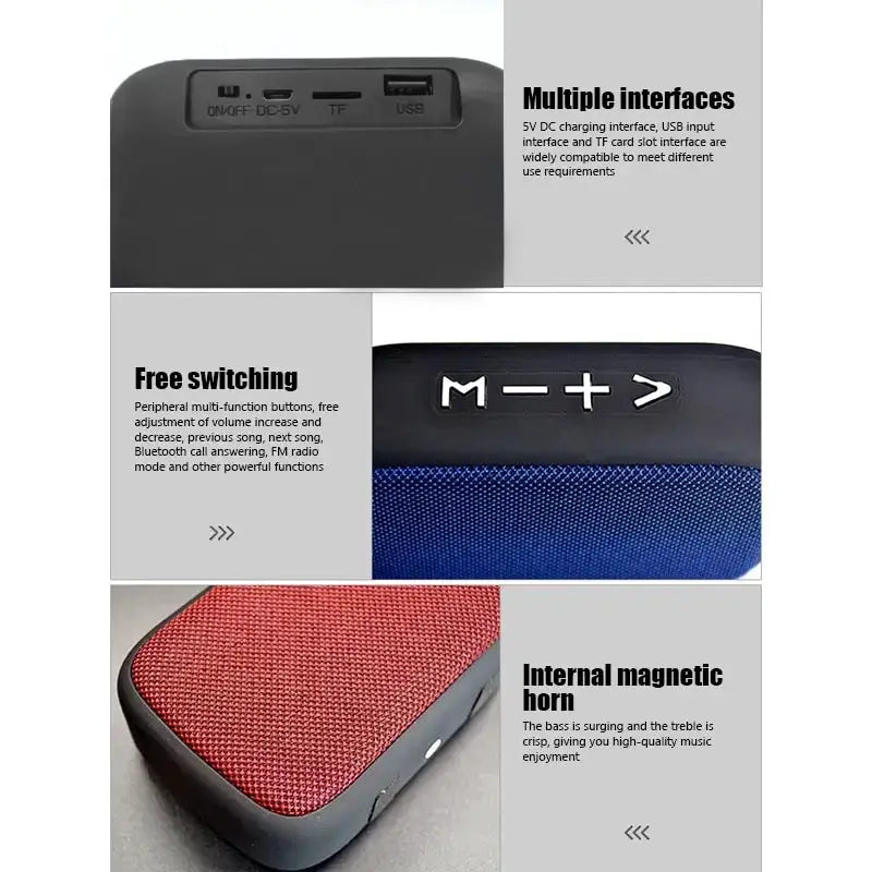 NovaSound Portable Wireless Soundbar With Bluetooth 5.0 Outdoor Indoor HiFi Speaker And Long Battery Life