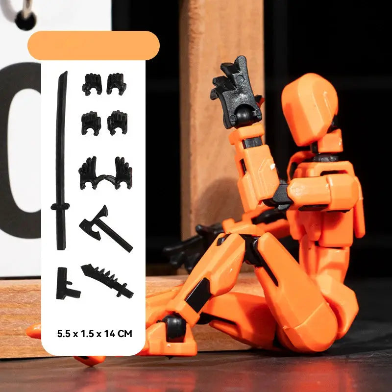 T13 3D Printed Movable Multi Jointed Action Figure Set Lucky 13 Nova 13 Collectible Figures
